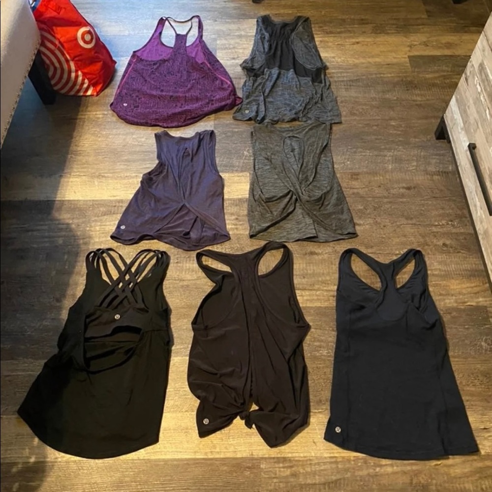 lululemon tank top bundle SOLD DO NOT BUY YOU WILL NOT BE REFUNDED